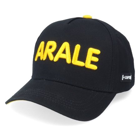 Capslab - Svart adjustable Keps - Dr Slump Arale 3 Black/Yellow Adjustable @ Hatstore