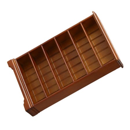 1:12 Bokhylla för dockskåp Miniatyr Träbokhylla Låtsaslek Ornament