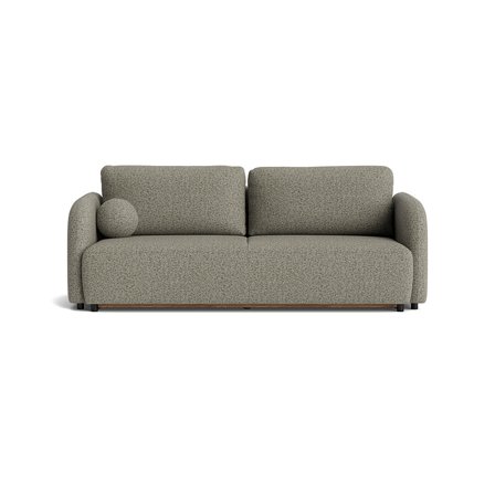 Arezzo 3-Sitzer-Schlafsofa, Stauraum, Puente Grün, Modernes Design mit Bettfunktion und Bonell-Federkern, Komfortable Polsterung, 93cm Tiefe