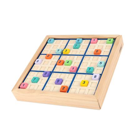 Sudoku Toy Pedagogiska Intelligenta Brädspelsleksaker I Trä