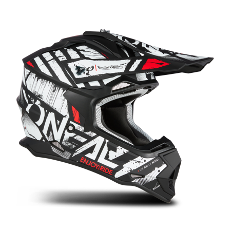 O'Neal 2SRS GLITCH V.23 MX Helmet Black/White XL