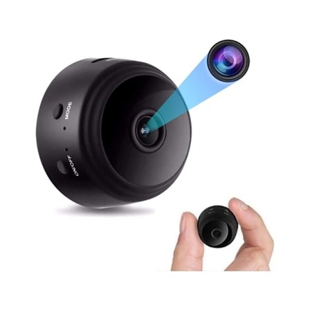 Mini Dold Spionkamera Wifi Full HD 4K med Rörelsedetektering och Mörkerseende Svart YEMAESRE