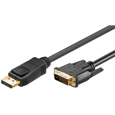 Adapterkabel för DisplayPort /DVI-D Guldpläterad
