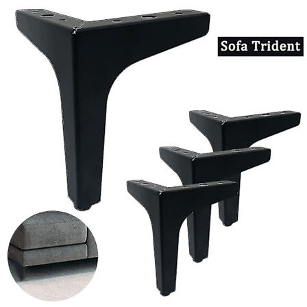 1/4 st metallmöbel soffa ben DIY skåp fötter möbelben heminredning