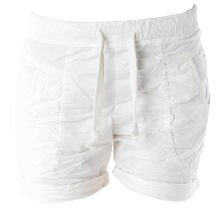 Please Jogdenim short , Wit , Dames , Maat: S