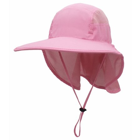 Solhat UPF 50+ Mesh med nakkebeskyttelse Åndbar Pakkbar Hat