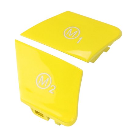 Par med ratt M1 M2-modus knappdeksel som passer til 1/2/3/4/5/6-serie/X5/X6