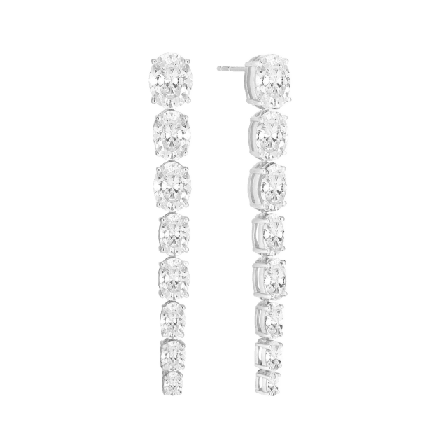 Sif Jakobs Jewellery Örhänge Ellisse Lungo Otto Örhängen Dam Vit ONESIZE