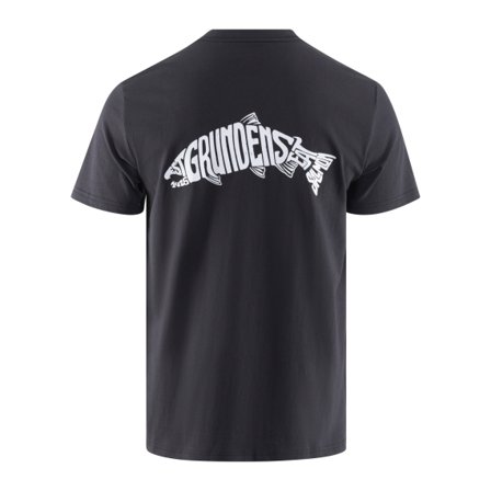 Grundéns Eat Your Words HD Pocket Tee Black Salmon Graphic - XL