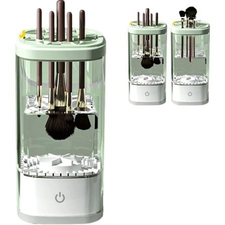 Elektrisk Sminkborste Rengörare: Snabb och Effektiv Maskin för Djuprengöring av Alla Borsttyper