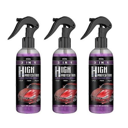 1-3ST 100ml Bil Keramisk Beläggning Spray 100ml Auto Nano Keramisk Beläggning Poleringsspray Vax Högt Skydd Bil Lack Repor Reparation[D]