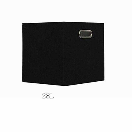 Skap Organizer Klær Oppbevaringsbinger SORT 28L 28L