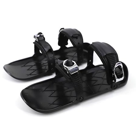 Mini Ski Skøjter Til Sne - De Korte Skiboards Snowblades - Fastgøres Til Vintersko/snowboardstøvler - One Size Fits All