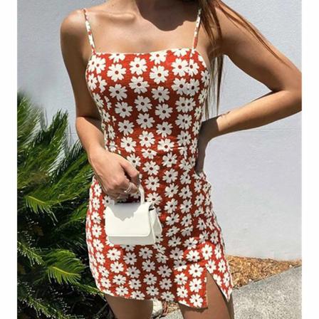 Kvinnor Sommar Sexig Klänning Boho Stil Print Beach Mini Del