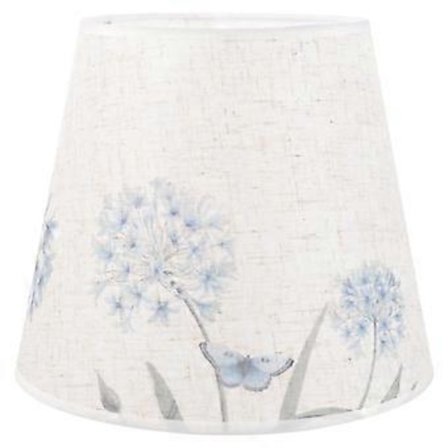 Lampeskærm i stof, jern lampeskærm til bordlampe, gulvlampe, bondehus lampeskærm