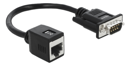 Delock seriell adapter - DB-9 til RJ-45 - 20 cm