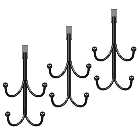 Över dörrhängaren metallkrok lämplig för dörrtjocklek 43 mm 3-pack