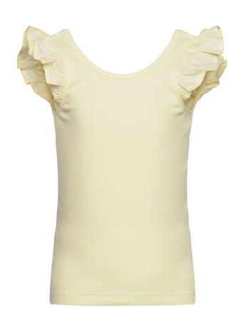 Ranja T-shirts Sleeveless Gul Molo*Betinget Tilbud
