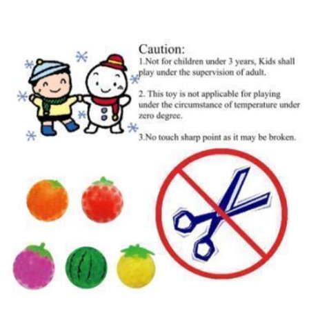 Frukt Anti-stress ball sensoriska fidget leksaker