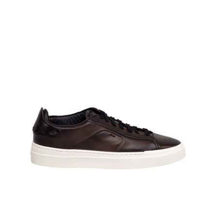 Santoni - Sneakers - Brun - Herr - Storlek: 40 1/2 Eu, Herr, Storlek: 40 1/2 EU