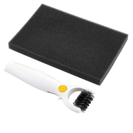 3 i 1 Där Borste Piercer Skrapa Gräsrensning Verktyg Med skum Pad För Enkelt Ta bort Överskottspapper Från Borsten Verktyg