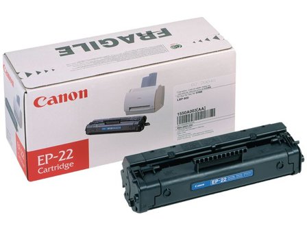 Canon Toner, EP-22, 1550A003, svart, singelförpackning - Lyreco - Toner och bläck - Tonerkassetter - Toner Canon
