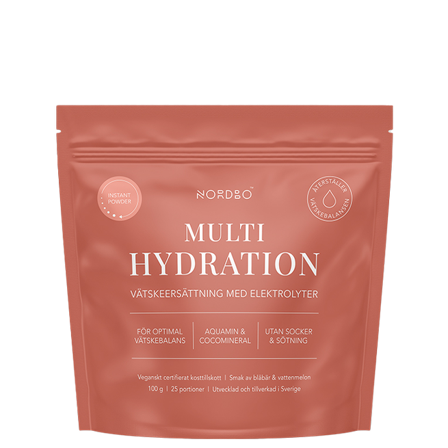 Nordbo Multi Hydration væskeerstatning + Elektrolytter 100 g