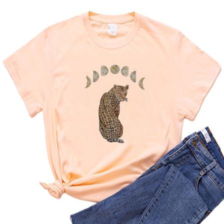 T-shirt Med Printed För Damer Med Print