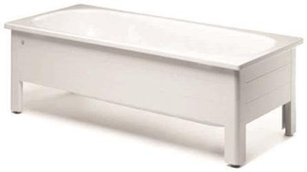 Gustavsberg GB21701 Helfrontstativ hvit, med front og endestykke 1700 mm, Baderom