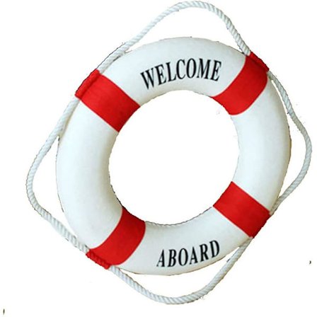 Seinälle ripustettava koriste - Tervetuloa kyytiin Välimeren tyylinen kodin sisustus