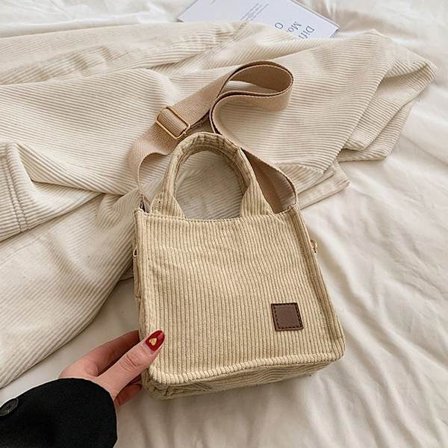 Håndholdt skuldertaske Crossbody taske KHAKI