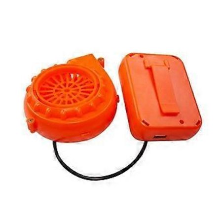 Oppustelig kostume blæser ventilator lav støj USB luftblæser pumpe batterikasse stor luftmængde til oppusteligt spilletøj