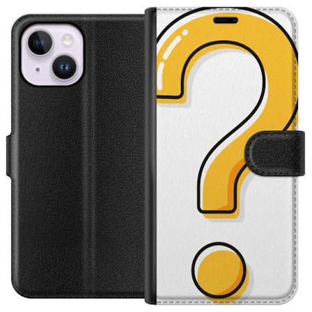 Yhteensopiva Lompakkokotelo Apple iPhone 14 Plus Kysymysmerkki
