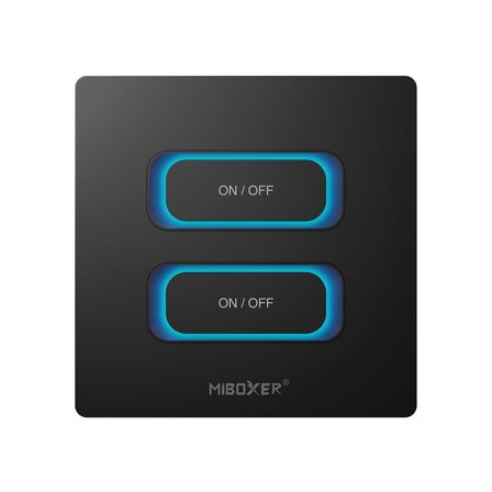 SYNERGY 21 LED Fernbedienung 2 Gang Panel 2,4GHz Bewegungssensor + Dimm *Milight/Miboxer* (b)