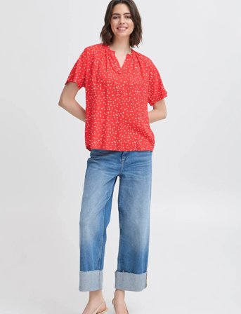 Fransa Frkamma Bl 1 - Red - XXL