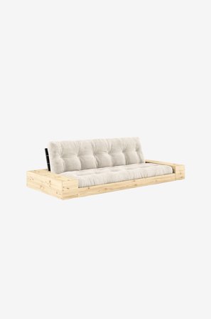 Karup Design - Base Sovesofa m. 2 sidebokse Tre-personers - Hvid - Sovesofaer - Fra Homeroom