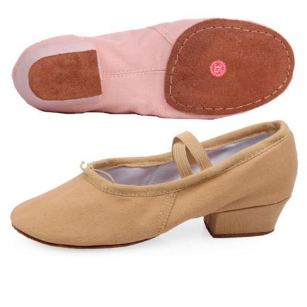 Vuxet Barn Round Toe Pumps Chunky Heel Dans Sko Balettdans