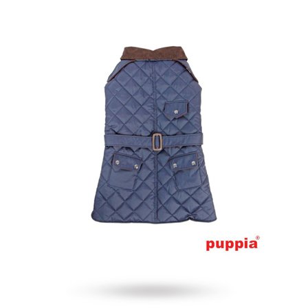 Puppia - COMMUTER - Navy - for store hunder - Hundedekken, overaller & hundejakker på Doggie.no