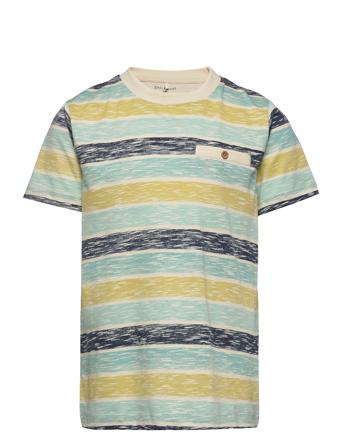 T-Shirt Ss Stripe T-shirt Multi/mønstret En Fant