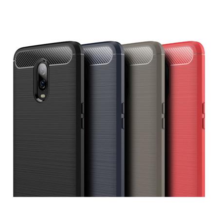 Stöttåligt Armor Carbon Tpu-skal Oneplus 6t - Fler Färger Grå