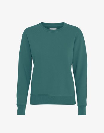 Women Classic Organic Crew - Ocean Green - L