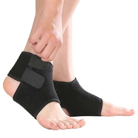 Ankelstøtte Sports Ankelstøtte Kompression Ankelstøtte Ankelstøtte Åndbar Ankelstøtte Pad Indpakning Ankel Forstuvning Plantar Fasciitis Arthri