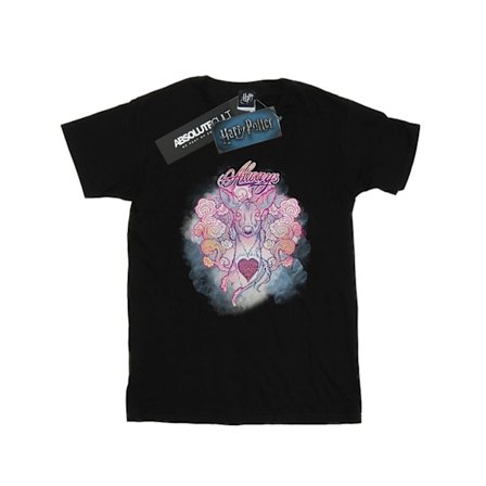 Harry Potter Dam/Kvinnor Always Doe Bomull Boyfriend T-Shirt