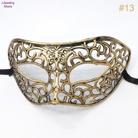 1-osainen naamiainen tiara Halloween seksikäs silmänaamio naisille miehille hieno mekko karnevaalimekko puku juhlatarvikkeet Sky Blue