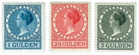 Holland 1926-1927 - NVPH 163-165 - Ubrugt