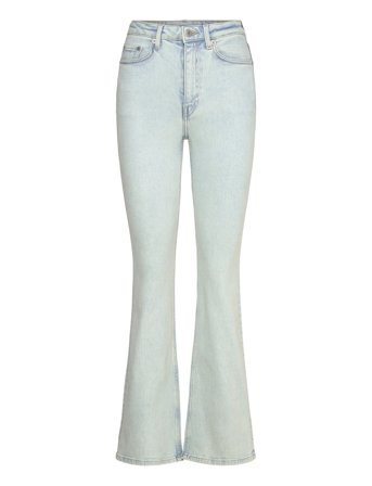 Weekday Glow Curve High Flared Jeans - Blue - 32 x 34