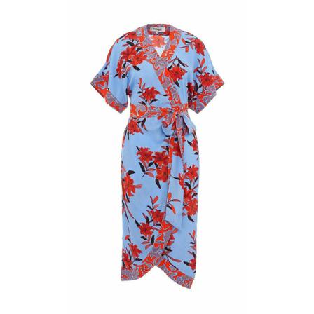Diane Von Furstenberg Kjole Dvfdw2Q021 22 Blå, Dame