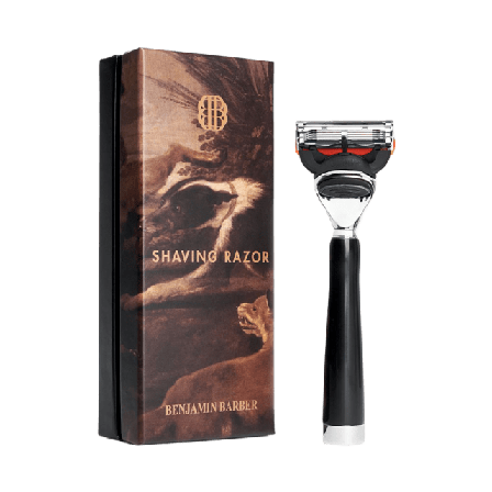 Benjamin Barber Classic Shaving Razor Fusion Ebony Rakning ONESIZE