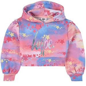 Kids - Hype Pink Rainbow Star Hoodie 14 years - Jumpers and knitwear - 14 years - Pink - Mädchen
