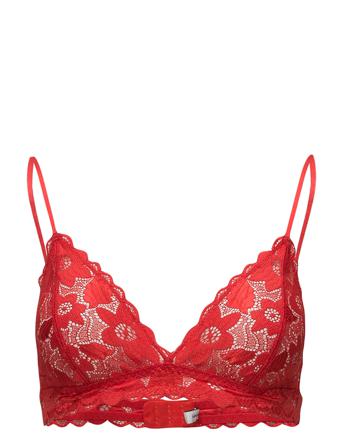 Marilyn Bra 6356 Lingerie Bras & Tops Soft Bras Triangle Bras Röd Samsøe Samsøe